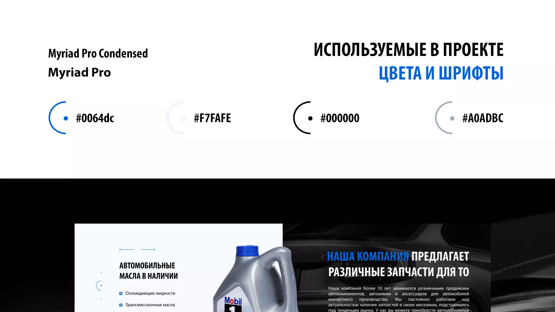 Разработка сайта магазина автозапчастей «М7» в Купино